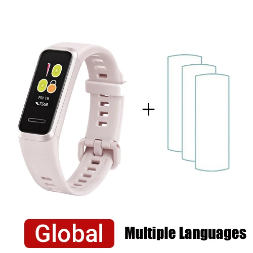 G B4 pink n 3f Смарт-часы huawei Band 4 с глобальной версией, Смарт-часы, монитор сердечного ритма и здоровья, новые часы с usb-разъемом для зарядки - Цвет: G B4 pink n 3f