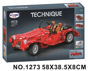 

WEILE Technic Classic Vintage Convertible Car Building Blocks Sets Bricks City Supercar 7Model Kids Toys Gift 7062/1273