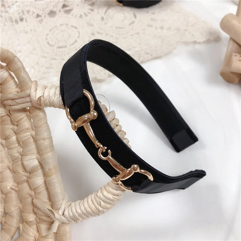 Fashion Exquisite metal buckle Hair Hoop Headband Hairband for Women Girls Shining Hair Band Hair Accessories 2021 New dance competition metal medal yoga latin dance dance ballet dance competition award medal 2021