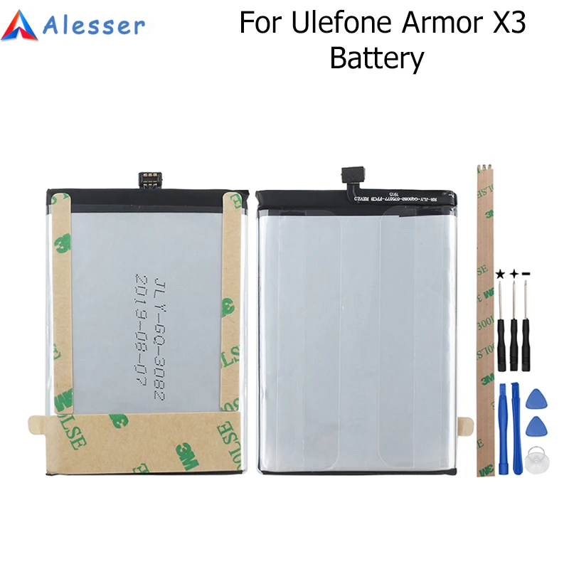 Alesser для Ulefone Armor X3 батарея 5000 мАч Сменный аксессуар Аккумуляторы для Ulefone Armor X3 телефон с инструментами
