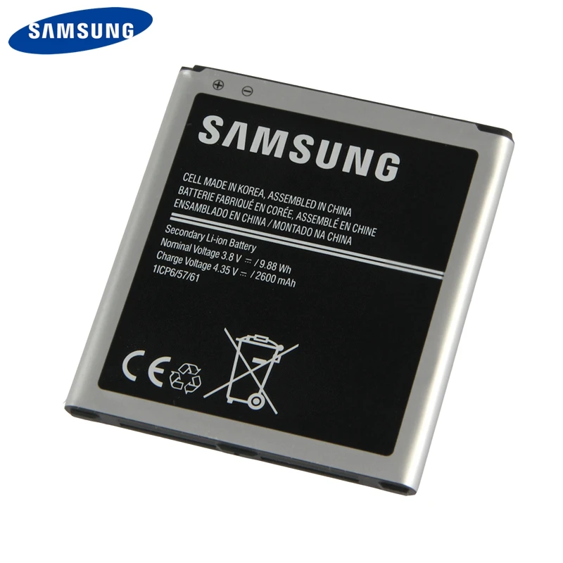 Samsung EB-BG530CBE Батарея для samsung Galaxy Grand Prime J3 J320F SM-J320FN G5308W G530 G530H G531 J5 EB-BG530BBC 2600 мА-ч