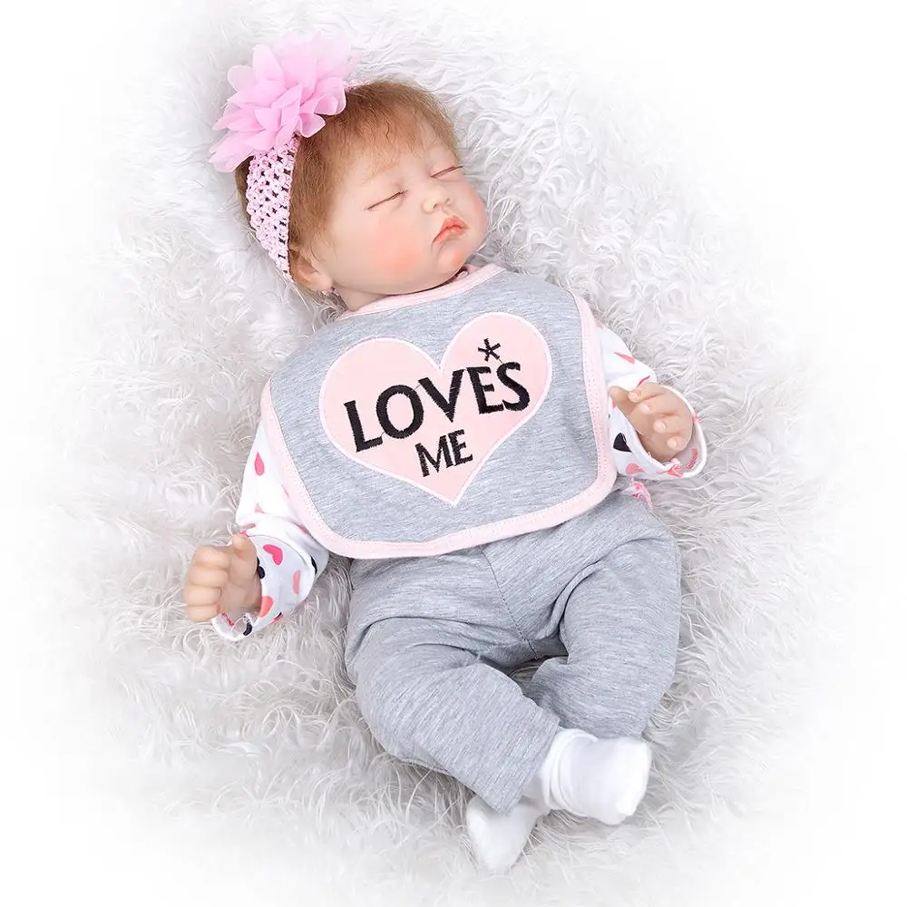 Boneca Reborn com Acessórios - Nenem Nanando - Love Born - 36 cm