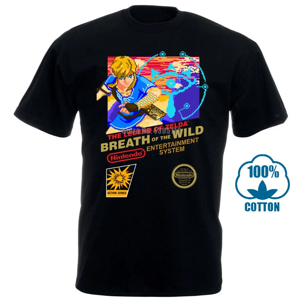 

Awesome T Shirts Crew Neck Breath Of The Wild Men Short Compression T Shirts
