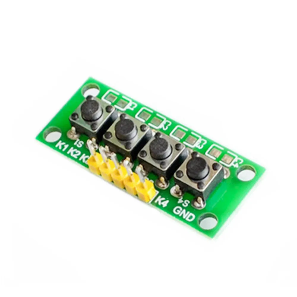 DIY Kit 1x4 4 независимая клавишная клавиатура модуль микроконтроллер для Arduino