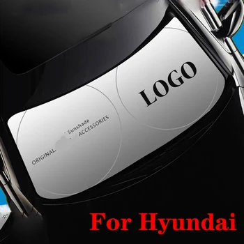 

For Hyundai Accent MC RB HC Santa Fe SM CM DM I10 I30 I20 IX25 IX35 Car Sunshade Sun Shade Front Window Windshield Visor Cover