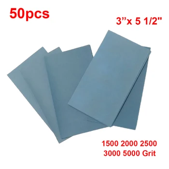 

1500-5000 Grit Silicon Carbide Sandpaper Wet Dry For Polishing Sandering 50 Pcs