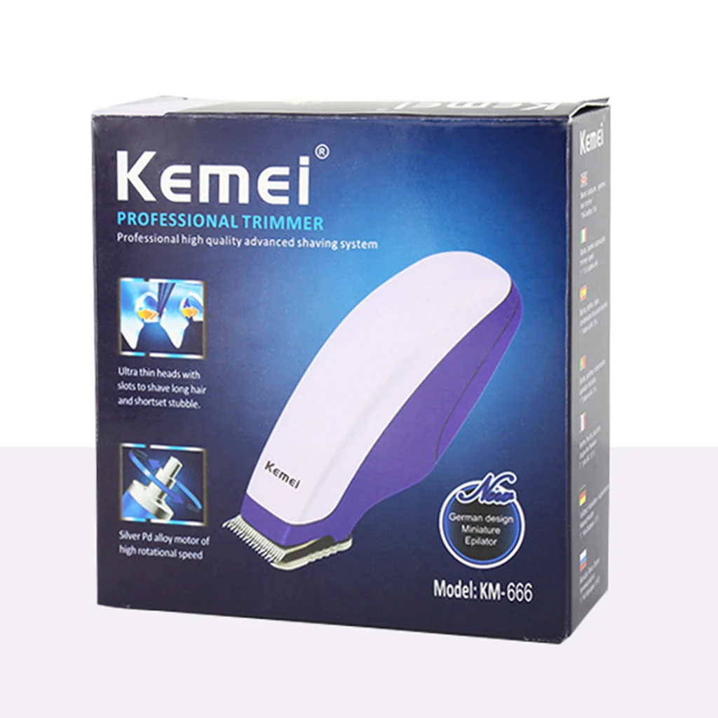 Kemei Mini Men's Electric Hair Clipper KM-666 Trimmer Beard Shaver Hair Cutting Machine Beard Razors Style Tools for Men
