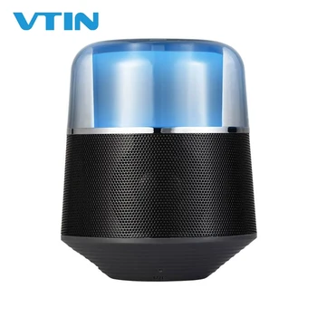 

VTIN Portable HIFI Wireless Speaker Bluetooth 4.2 Stereo Sound Music Speaker with LED Lights Support AUX Input TF Card FM Radio
