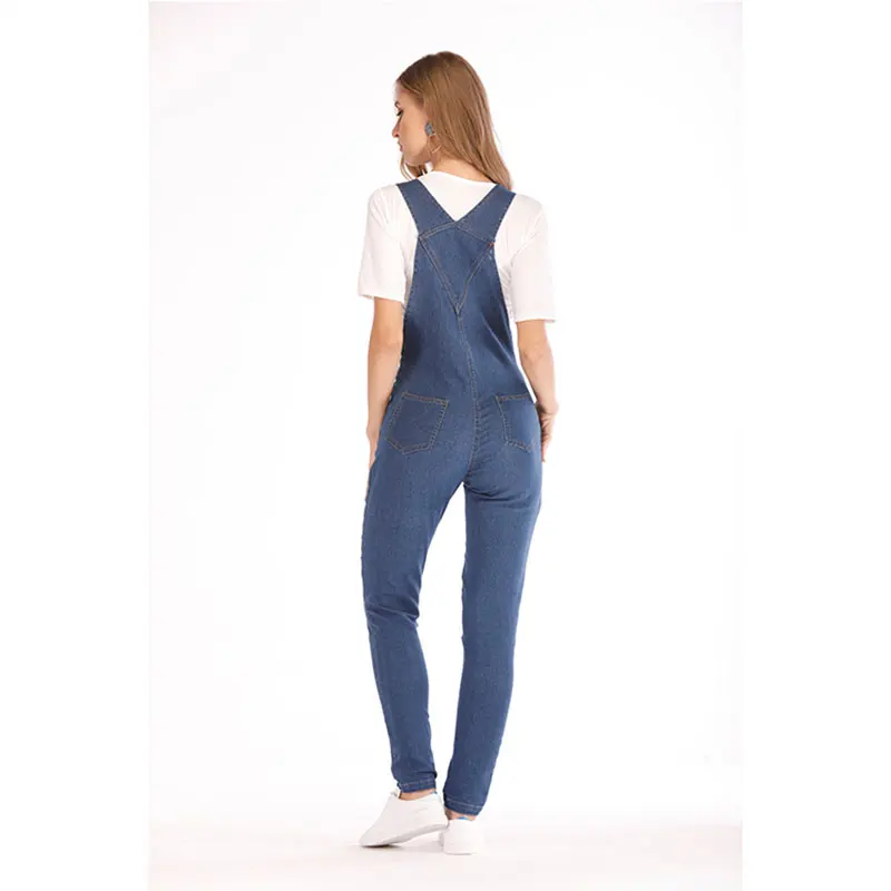 Pickyourlook джинсовые синие женские комбинезоны, комбинезон, комбинезоны с поясом, дырочками и карманами, Дамский комбинезон, модные женские штаны, комбинезон