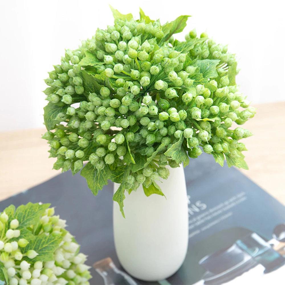 Artificial Plant Bouquet Faux Milan Fruit Branch Flower Arrangement Small Wild Fruit Fake Succulents Home Decor Table Decoration