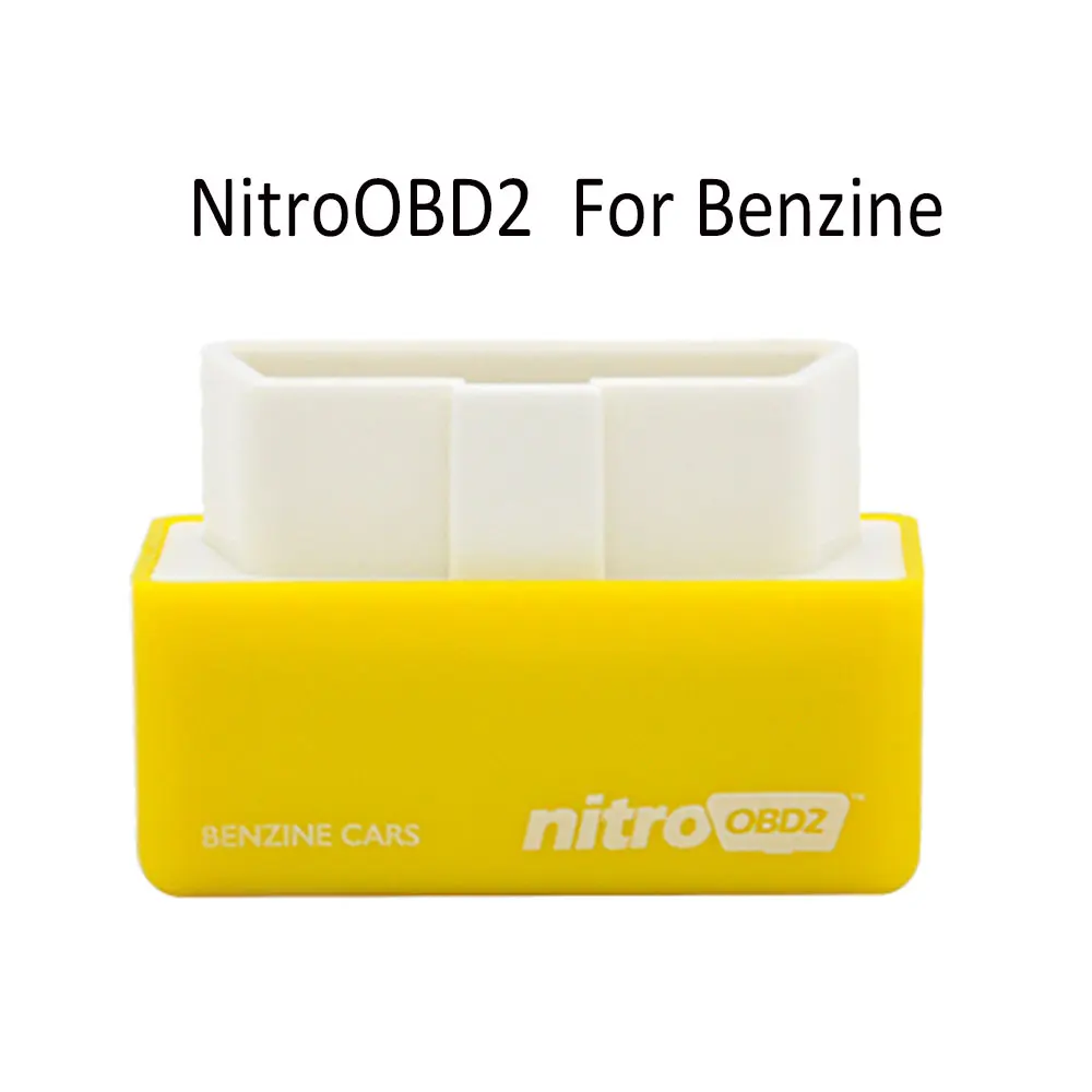 Nitro OBD2 бензина чип блок настройки Nitroobd2 ECO OBD2 бензиновый штекер Привод флэш ЭБУ больший крутящий момент экономия топлива - Цвет: Nitro Benzine