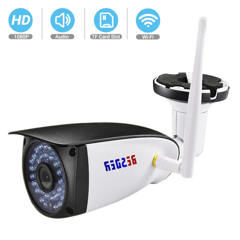 Besder 1080P sony IMX322 беспроводная уличная ip-камера, Аудио запись, водонепроницаемая МП беспроводная камера безопасности, металлический слот для