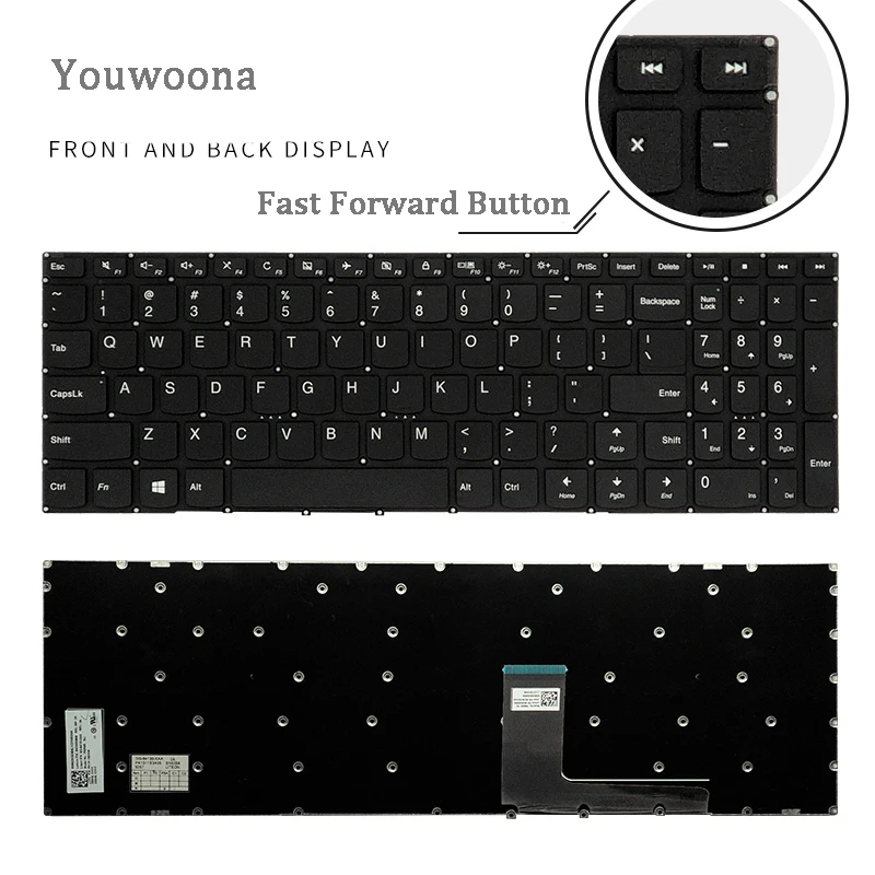 Nuova Tastiera Originale Del Computer Portatile Per Lenovo V110-15Isk V110-15Ast 110-15 V110-15Iap