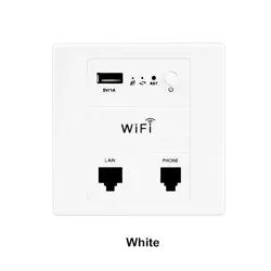 Новый настенный беспроводной AP USB сетевой Wi-Fi маршрутизатор Крытый Wi-Fi точка доступа POE поддерживается 86X86 мм Настенная розетка