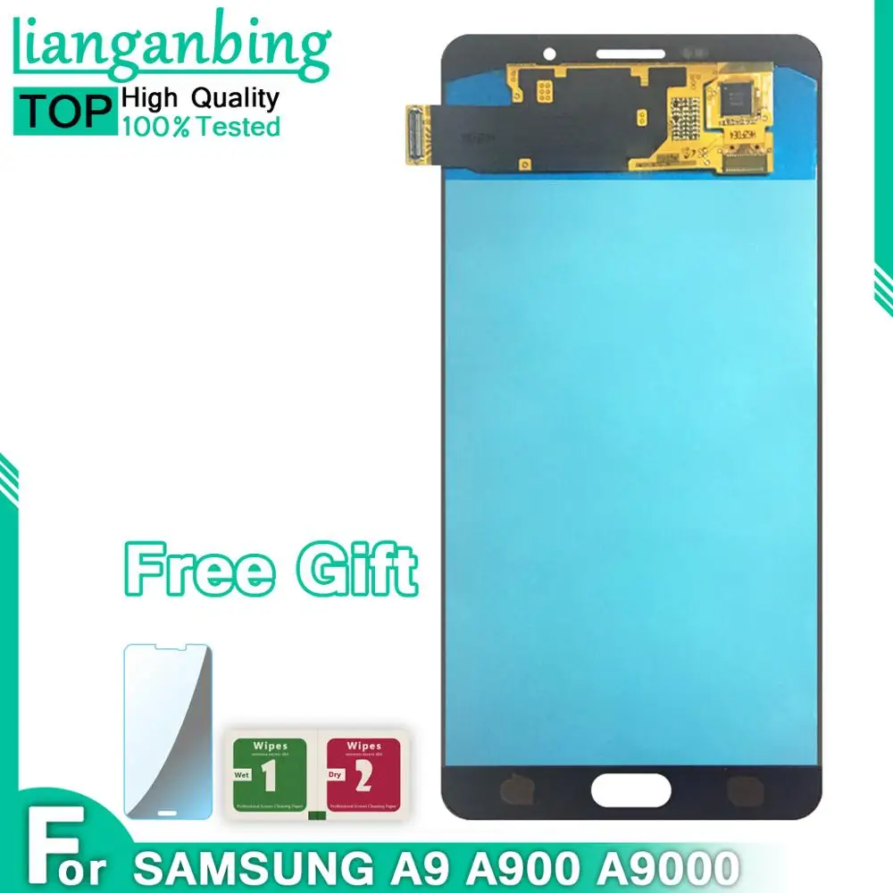 Сменный ЖК-экран AMOLED для Samsung Galaxy A9 A9000 A900 с цифровым преобразователем | Мобильные