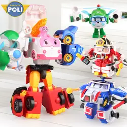 ROBOCAR POLI корейская детская игрушка головоломка поли робот игрушка-трансформер полицейский автомобиль пожарная машина разборка деформация