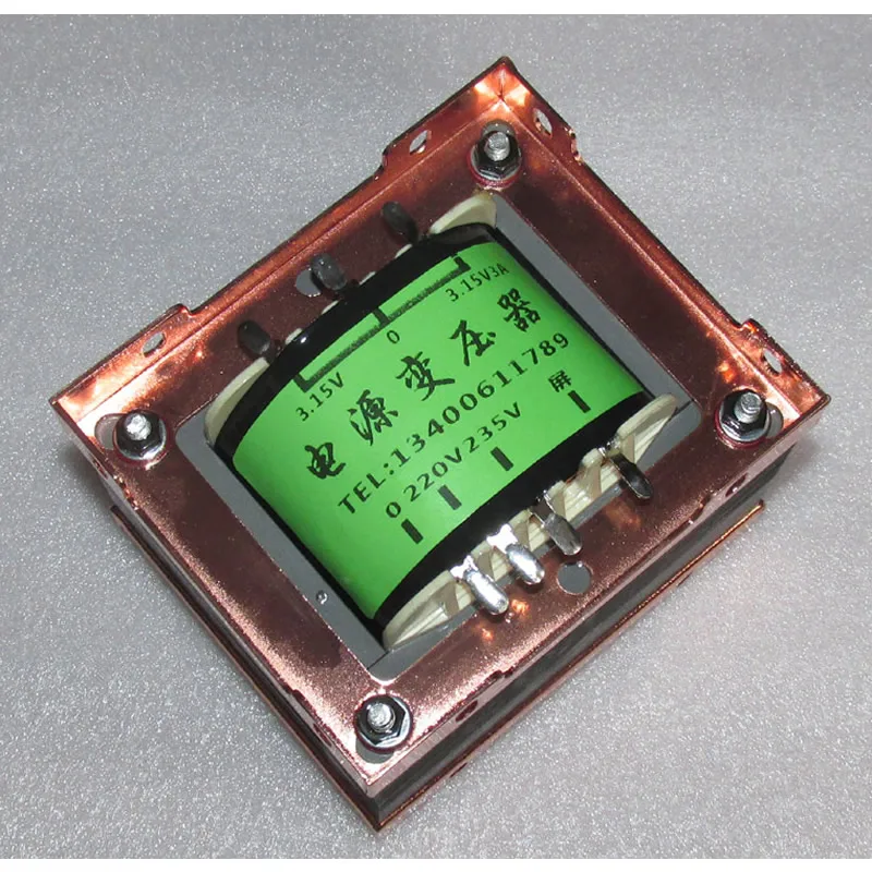 

170W Power Transformer for KT66 Amplifier, Quad Country II, UK, 310V 0.35A, 5V 3A, 2 * 3.15V-0-3.15V 3A, 3.15V-0-3.15V 1.5A