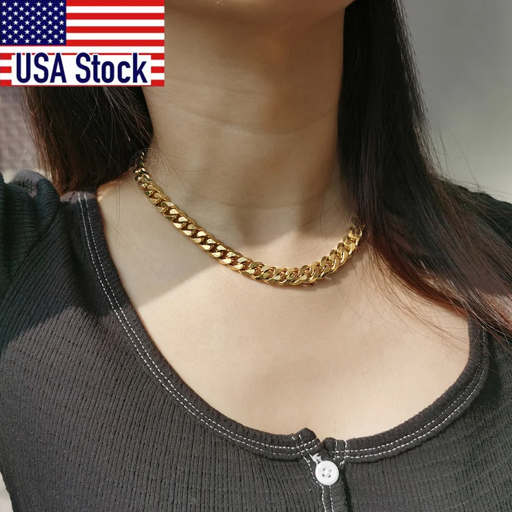 Cuban Link Chain 3 To 11MM Choker Anti 