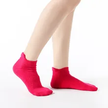 5 пар/лот, дышащий хлопок, женский для профессиональных занятий йогой, носки, качественные, Нескользящие, для полотенец, для дома, спортивные танцевальные носки, женские, SKD0105