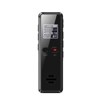 

32GB Digital Voice Activated Recorder with Speaker Noise Reduction Mini microphone MP3 Player for Lecture