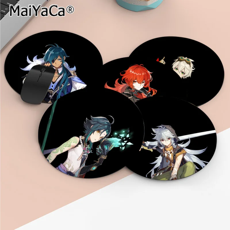 

Maiyaca Non Slip PC Genshin-Impact boys Durable Rubber Mouse Mat Pad gaming Mousepad Rug For PC Laptop Notebook