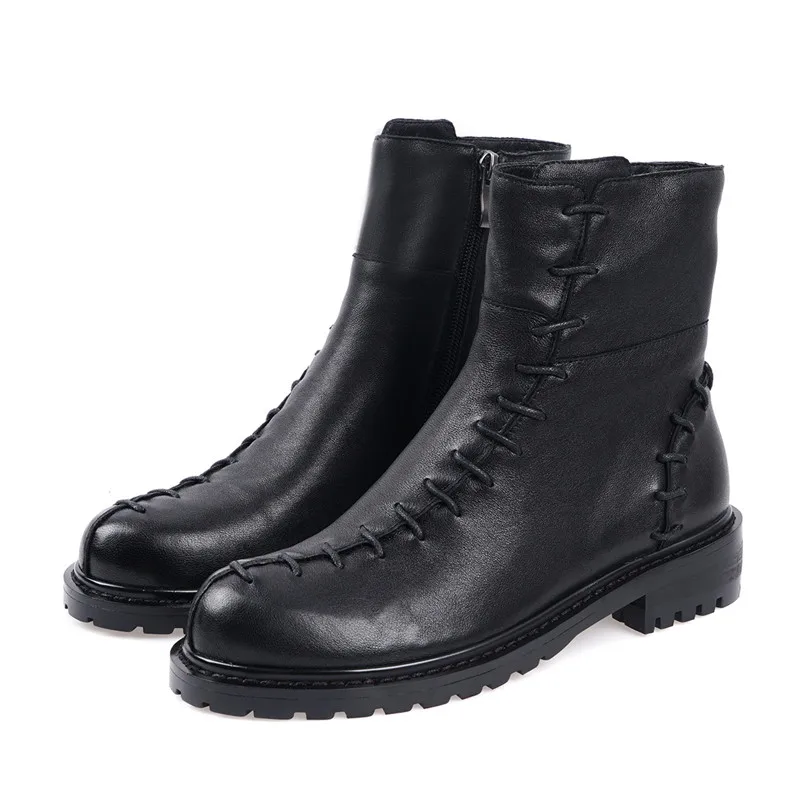FEDONAS/модные дизайнерские женские Качественные ботильоны из овечьей кожи; обувь для танцев на высоком каблуке; женские короткие мотоботы на молнии