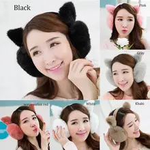 Новые модные милые плюшевые уши наушники удобные теплые наушники женские зимние уличные наушники защита ушей зимние аксессуары