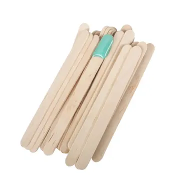 

50PCS/SET Wood Sticks Beauty Body Tools Hair Removal Wax Wood Stick Wax Stick Ice Cream Stick Mask Stick Face Sticks