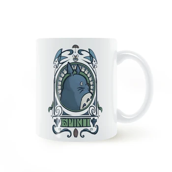 

OUSSIRRRO TOTORO Mug Coffee And Drink Cup High Temperature Manufacture Ceramics