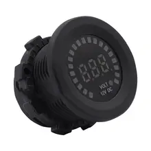 12 В мини цифровой измеритель напряжения цветной дисплей светодиодный вольтметр для автомобиля мотоцикла с цветным светодиодный экраном