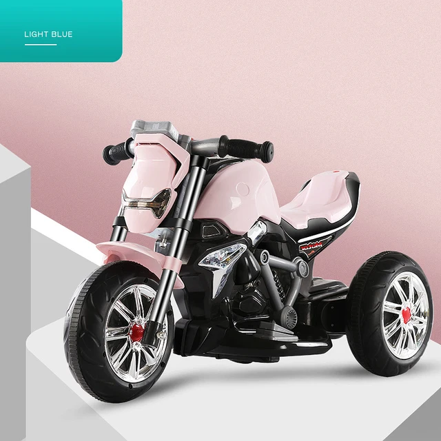 Children Electric Off-road Motorcycle Charging Tricycle for Kids Ride on Three-wheel Drive Electric Car toys for 0-6 Years Old 4