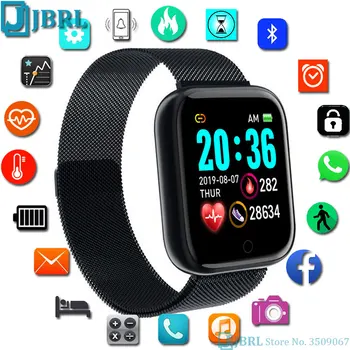 

Fashion Smart Band Men Women Smart Bracelet Fitness Tracker For Android IOS Smartband Top New Square Wristband Smart Wrist Band