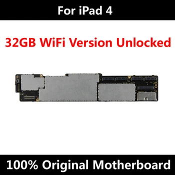 

Official Original Motherboard For iPad 4 32GB Wifi Version Factory Unlocked Mainboard With Full Chips IOS System Free Shipping