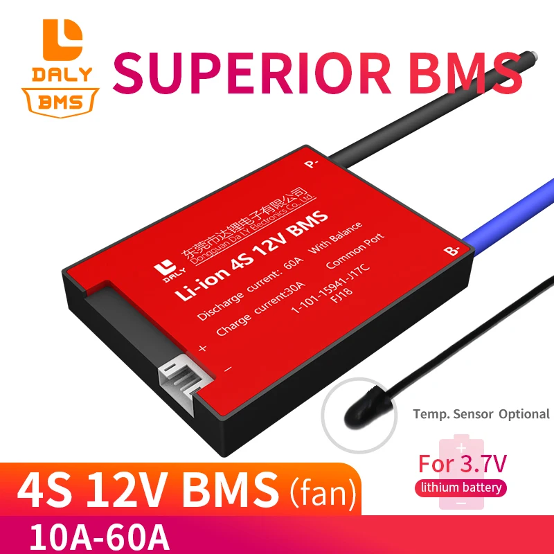 3 7 V jbd bms 18650 4S 12V 10A для 60A 14 8 литий полимерная батарея балансировки NTC электронной велосипед Скутер|Аксессуары