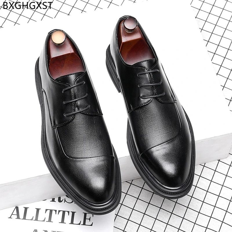 Zapatos De vestir italianos Oxford para Hombre, calzado De fiesta a la moda, traje negro, 2022|Zapatos formales| -