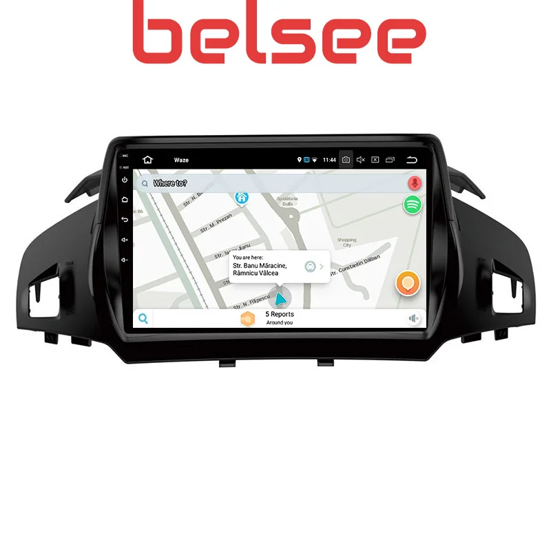 Belsee 9 Экран Android 10 Автомобиль Радио Стерео 4 Гб 64 Авто навигатор с GPS DVD для Ford Kuga Escape