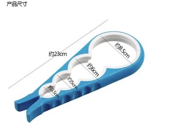 

Home Easy Drink Opener Multi Function Silica Gel Four In One Bottle Opener Anti Skid Abridor Garrafa Kitchen Dining Bar EF50BO