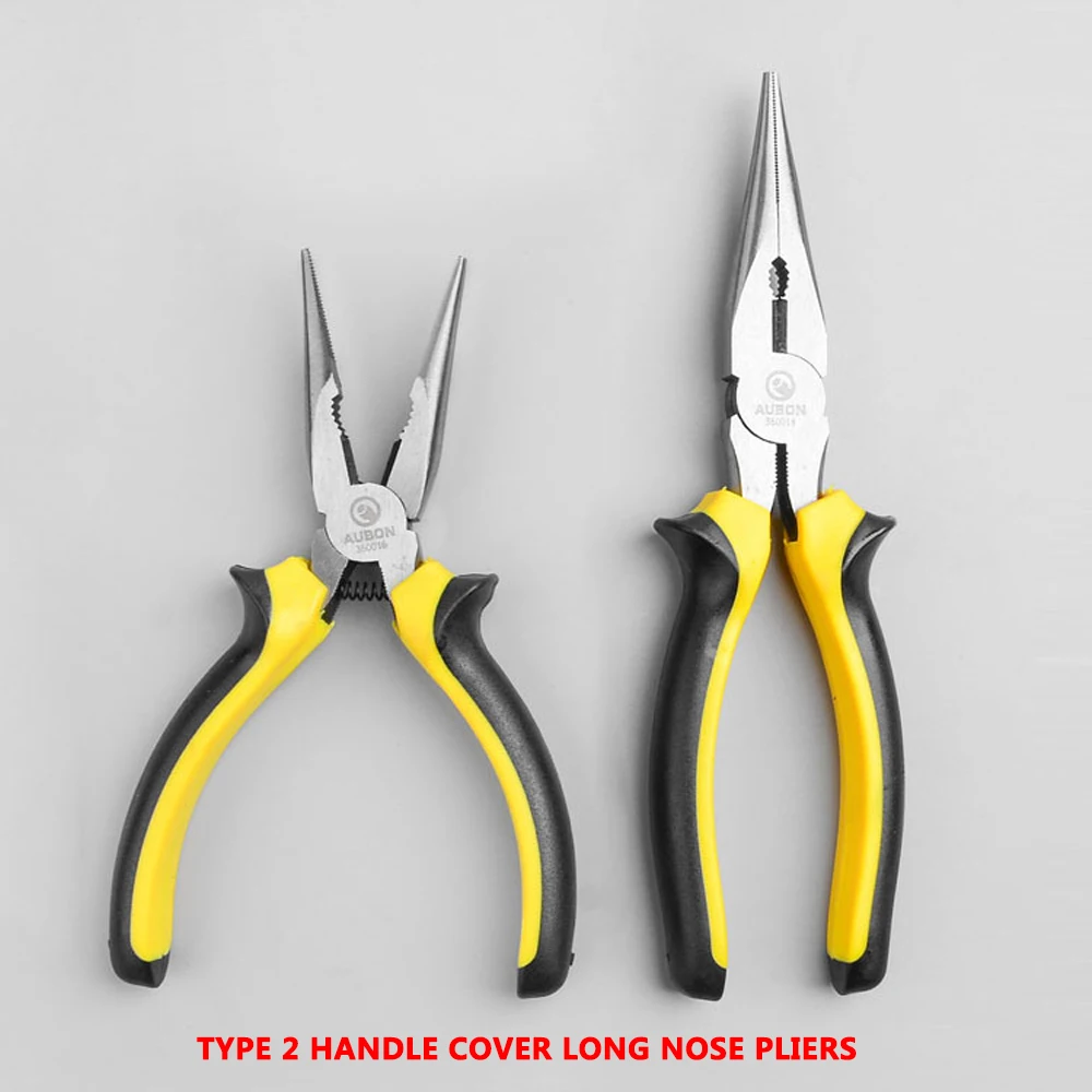 Long Nose Pliers Electrician Wire 6? 8" Professional Plier Tools Home Hand Tool Cutting Pliers With PVC Handle Cover 2 Types