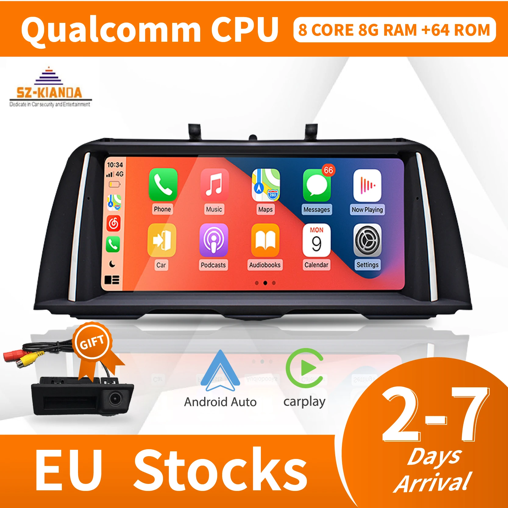 Carplay 8Core 8GB Ram Android 11 car dvd for BMW 5 Series F10 F11 2010-2016 CIC NBT Car GPS Navigation Multimedia Radio f10 | Автомобили и