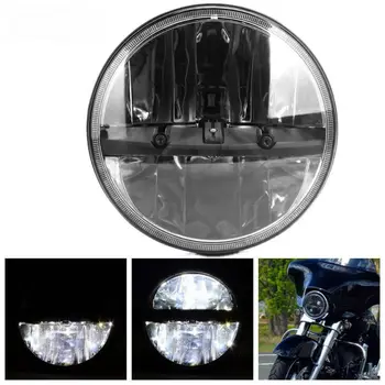 

2PCS 7Inch Round LED Headlights High/Low Beam for Jeep Wrangler CJ JK TJ Yamaha V-Star 1100 Classic & Silverado 2000-2009