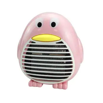 

Compact Fan Heater Electric Flame Retardant ABS Desktop Heater Instant Comfort Warm Machine for Office and Study