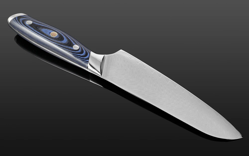 Tanie XITUO nóż szefa kuchni damaszku stali profesjonalne japonia Sankotu tasak kości Gyuto gotowania narzędzia delikatne Plum nit uchwyt