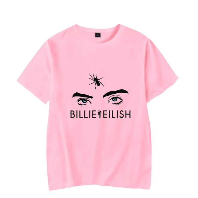 Уличная футболка в стиле хип-хоп Billie Eilish Harajuku, Повседневная футболка с круглым вырезом и короткими рукавами для мужчин и женщин, крутая футболка с графическим рисунком в стиле хипстер - Цвет: 007
