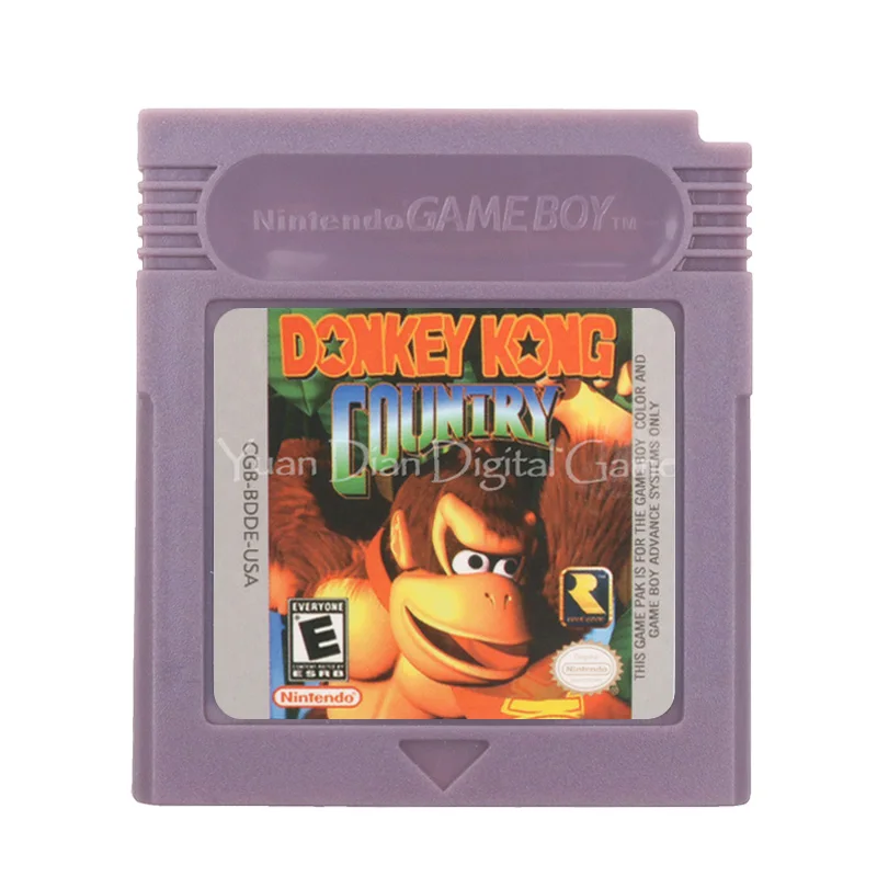 Картридж для игровой консоли Nintendo GBC карта Donke Kong Country версия на английском