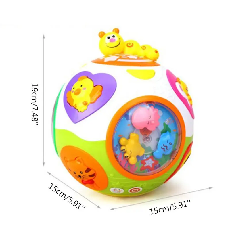 2 года ребенок giftBaby гусеничный музыка и животное раннее образование игрушки 72XC