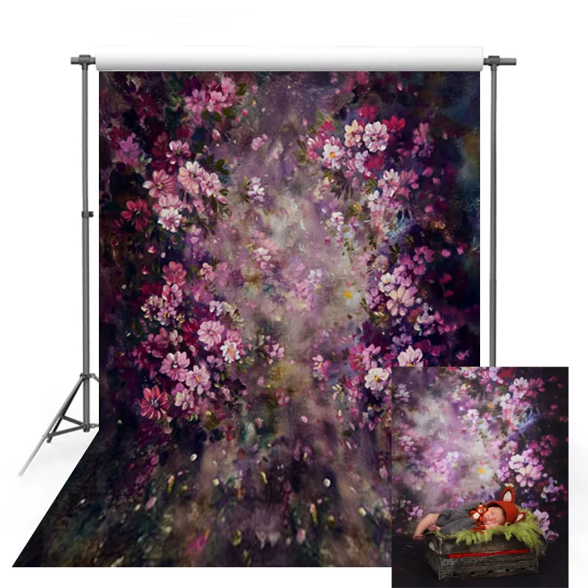 Spring Photography Background Fantasy Flowers Wedding Backdrops Newborn Photo Photocall CM-2226 | Электроника