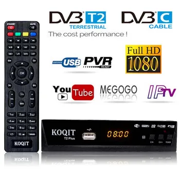 H.264 комбо DVB-C Dvb-T2 ТВ-тюнер DVB T2 цифровой ТВ-бокс DVB-T2 DVBC Бесплатный коаксиальный кабельный ресивер Dvbt2 USB Wifi IP Tv m3u Youtube