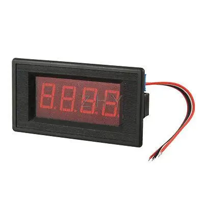 

Mini 3 1/2 Digits Red LED Display DC 200V Voltage Meter