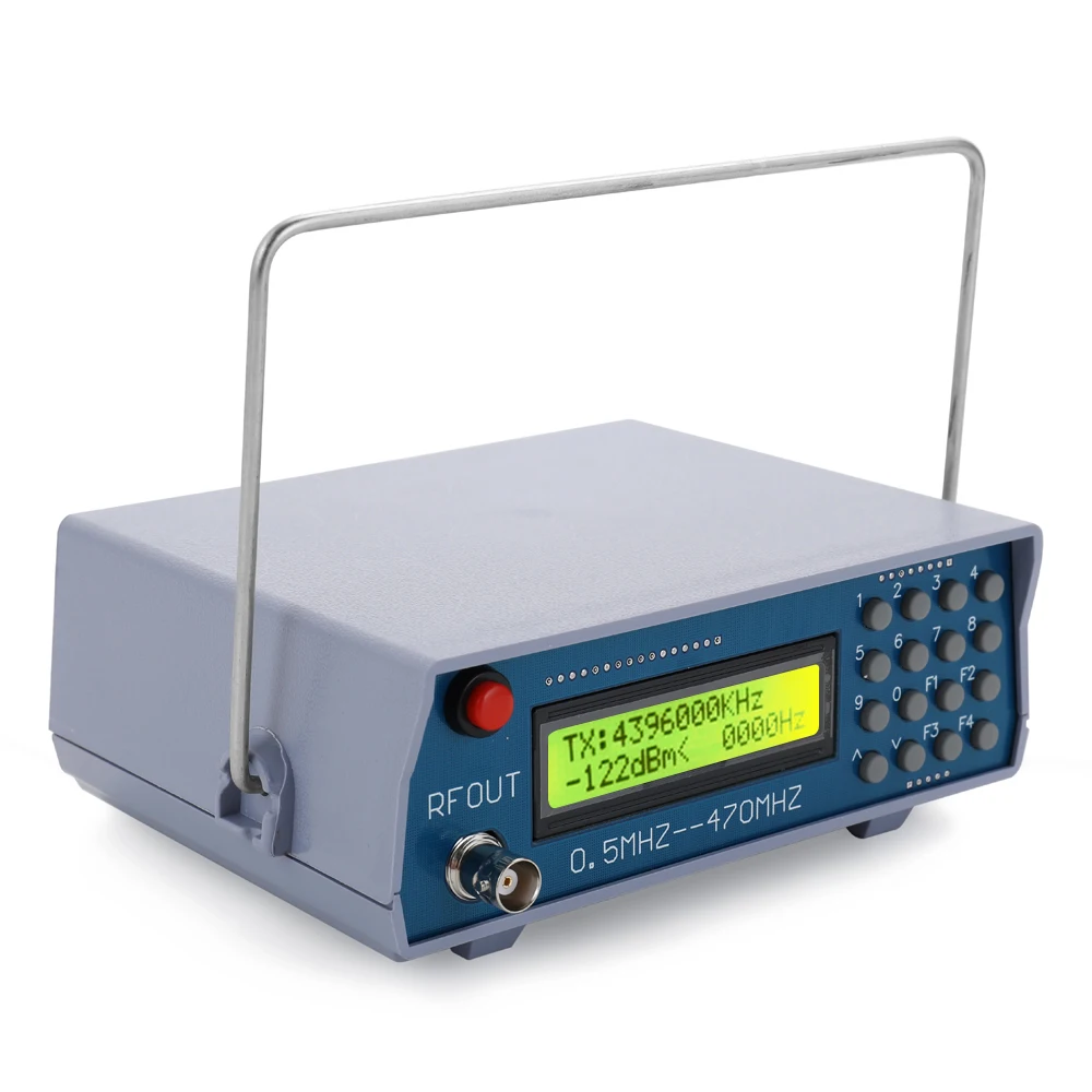 

0.5MHz-470MHz RF Signal Generator Meter Tester for FM Radio Walkie-talkie Debug Digital CTCSS Singal Output