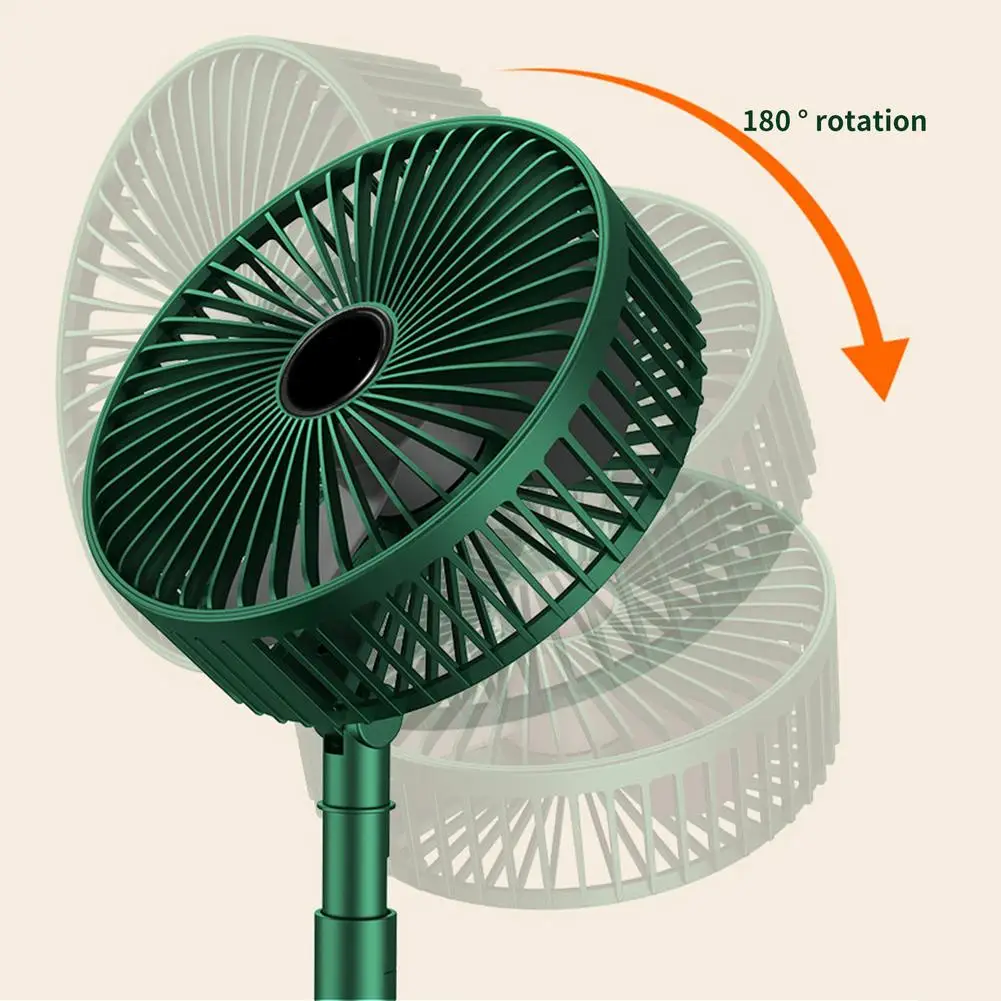 Portable USB Desk Fan Mini Foldable Floor Fan Portable Quiet Standing Silent Colorful Cooling Fans For PC Laptop USB Gadgets